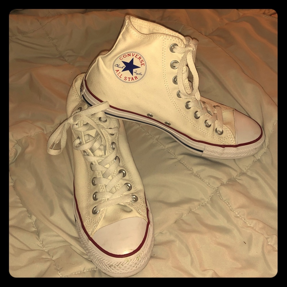 White high top converse
